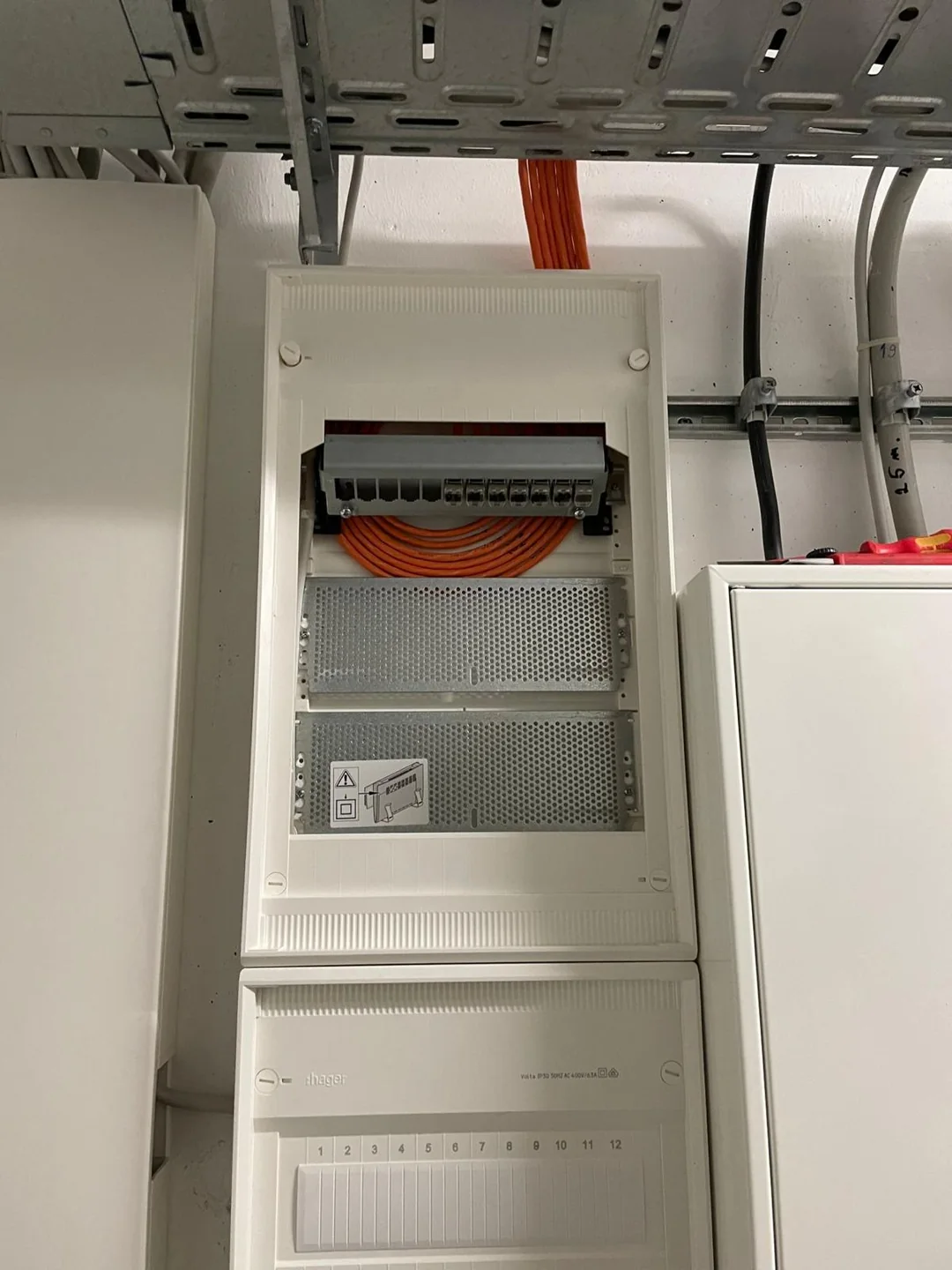 Kleinverteiler im Technikbereich